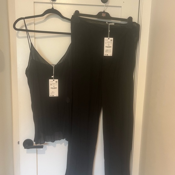 Zara Black Pajama Set - Picture 3 of 5